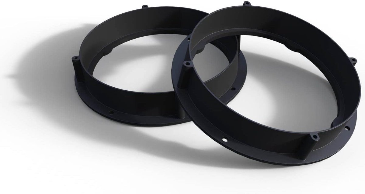 A225 Luidsprekerringen, compatibel met VW Golf 6 7 Passat Bora Beetle SEAT Leon Toledo Ateca Skoda Fabia Oktavia Yeti 165 mm luidsprekeradapter houders