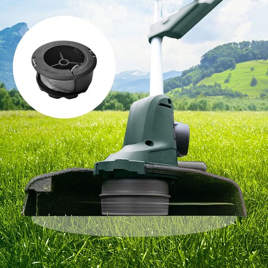 Vervangende trimmerspoel 1,6 mm 6 m voor Bosch Universal GrassCut 18 18-26 18-260 Grastrimmer (6 spoelen) — afbeelding 5