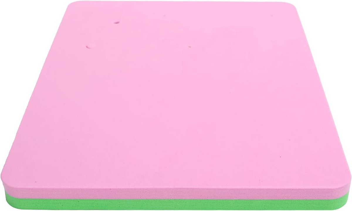 Foam Pad, Rechthoekige Fondant Cake Spons Pad Mat met 5 Gaten voor Cake Decoratie, DIY Pasta/Suiker Bloem/Gom/Chocolade/Klei Modellering Tools Droogbakje, Roze Groen