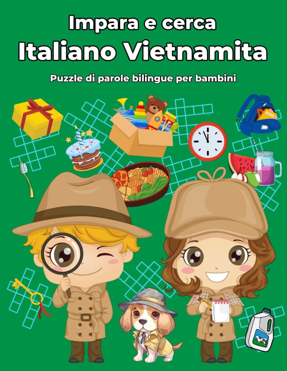 Vietnamita Puzzle di parole bilingue per bambini: Impara e cerca