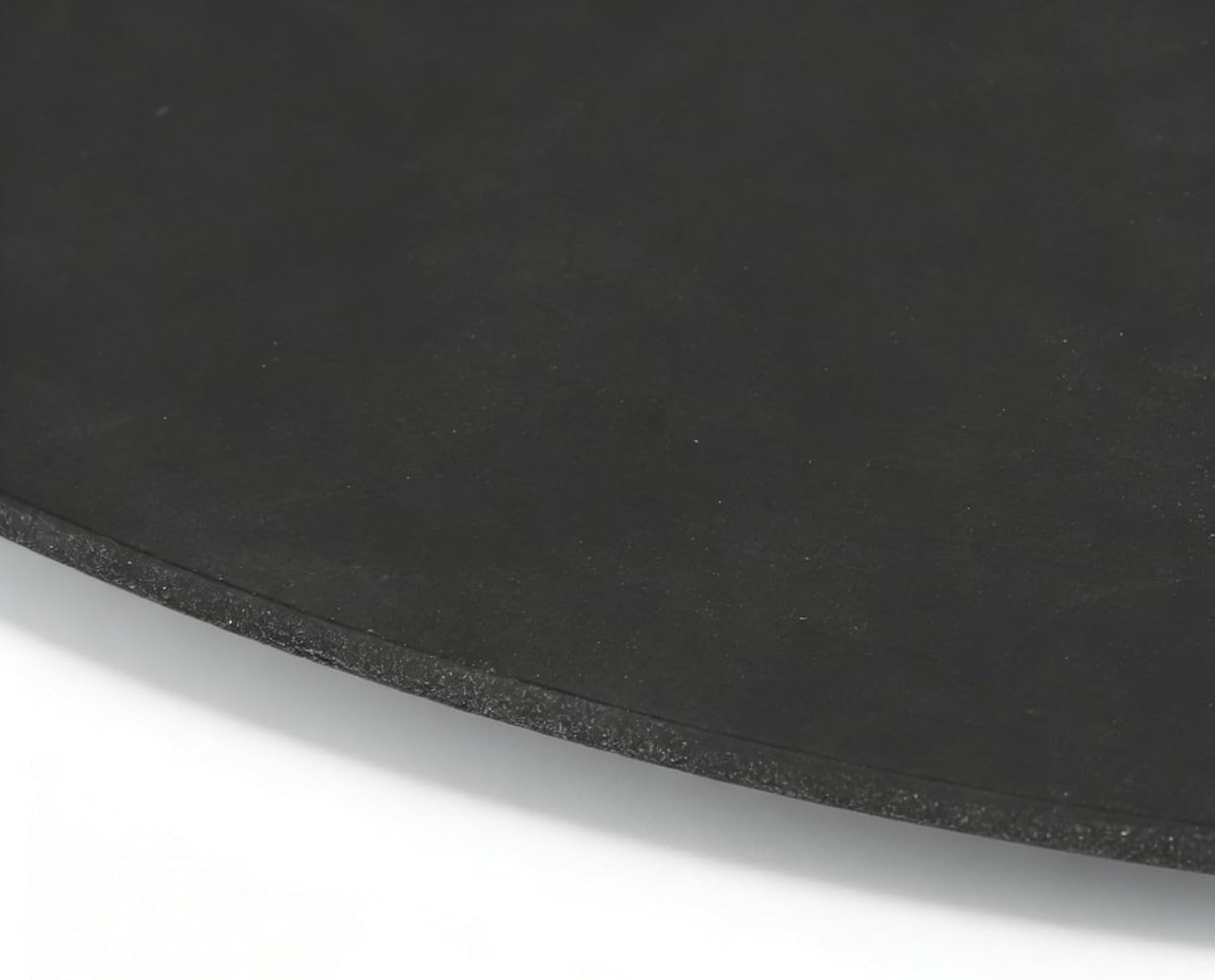 rubber, 30,5 cm (12 inch) siliconen platenspeler, LP-Slipmat, trillingsreductie, statisch bestendig, professionele platenonderlegger voor