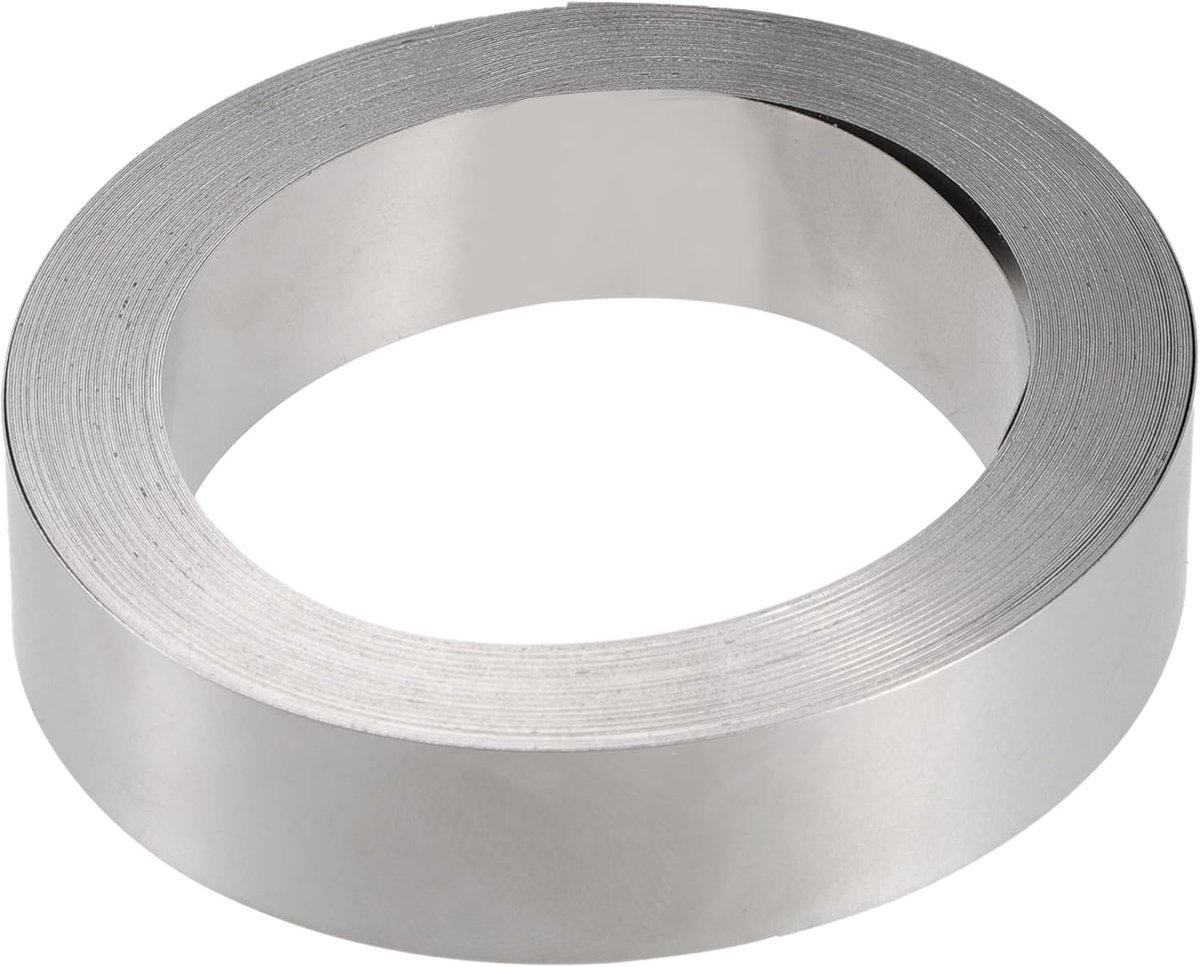 ABSOPRO Car Pure Nickel Strip Tape Plate 0.2x15mm 32.8ft voor 18650 Batterijen | Breedte 15 mm, dikte 0,2 mm, lengte 10 m, lage weerstand, goede rekbaarheid, goede lasbaarheid