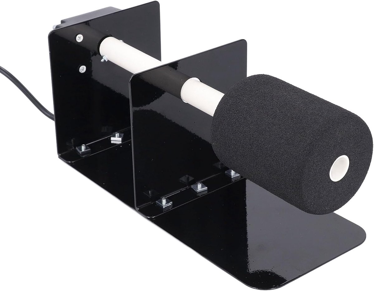 Turner met Enkele As, Stabiele Stille Werking Metalen Structuur -knutselset met 2 Sponzen, AAN UIT-schakelaar, Eenvoudige Montage Cup Turner Tumbler Kit voor (EU-stekker