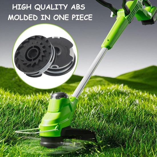 Spoel nylondraad, reservedraad voor LIDL Parkside grasmaaier PRT 550 A1, A3; PRTA 20-Li A1, B2, C3 reserveonderdelen randsnijder (6 draadspoelen) — afbeelding 5