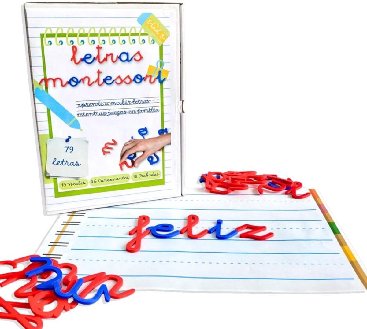 klein schoolalfabet, leren, lezen en schrijven, plezier hebben, educatief alfabet voor kinderen van 3, 4, 5 en 6 jaar (klein)