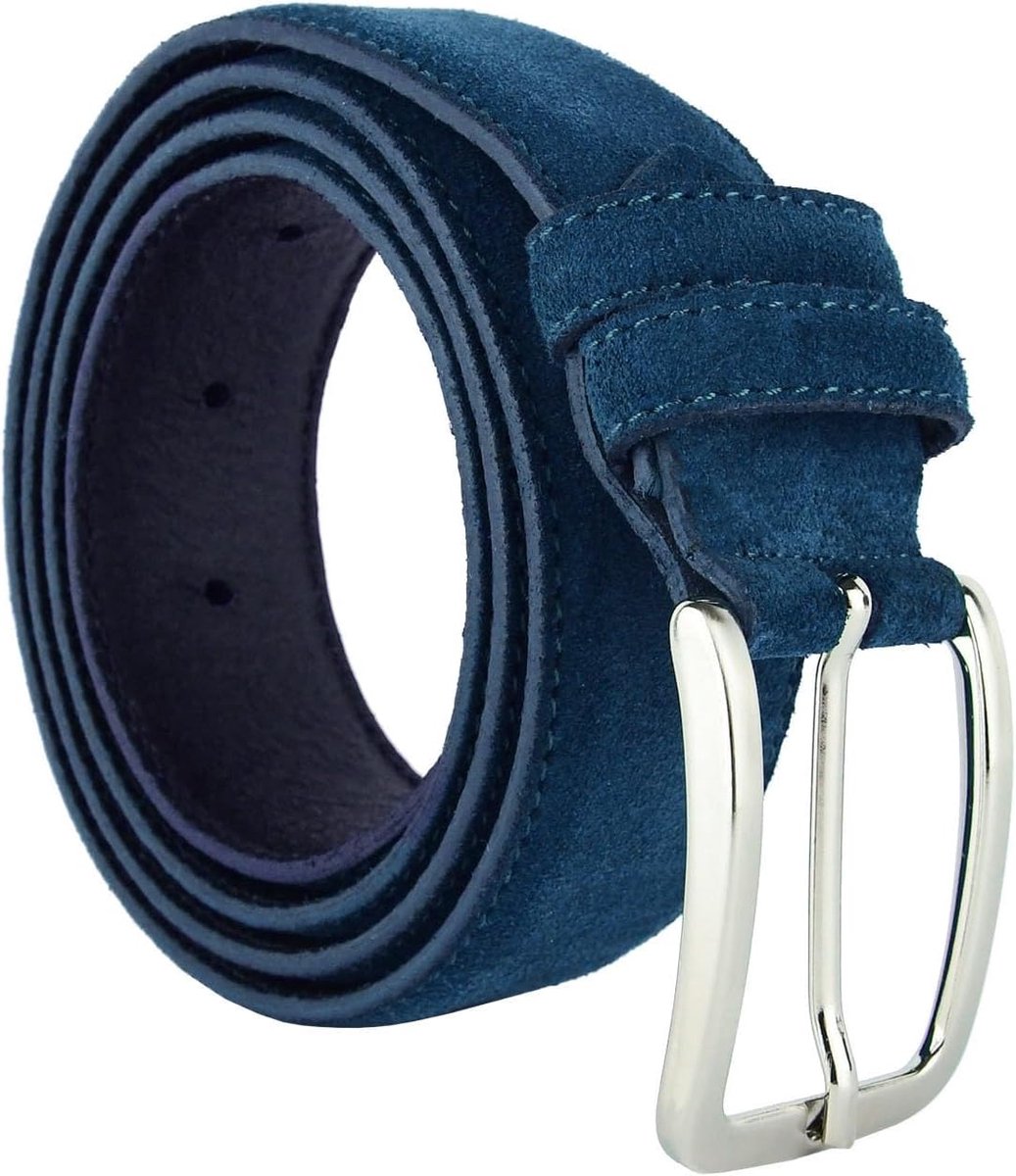 riem voor dames en heren, echt leer, made in Italy, inkortbaar