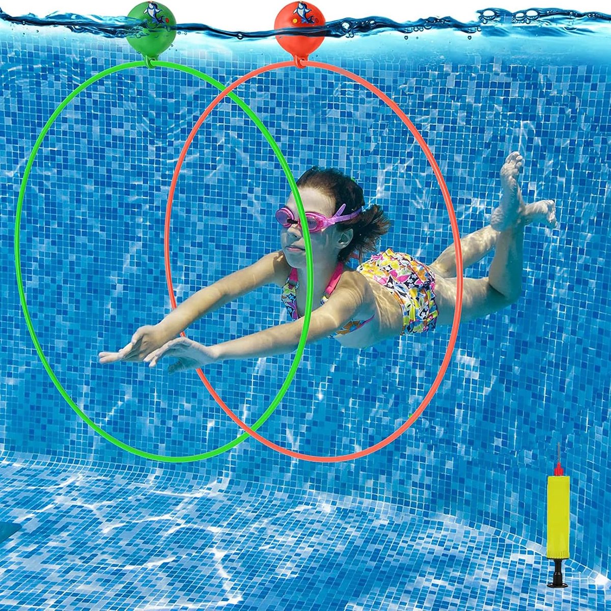 Zwemmen, training, duiken, zwembad, speelgoed, sport, duiken, deur, spel, kinderen, onderwatertraining, cadeau, zomer, plezier, speelgoed voor kinderen, meisjes en jongens