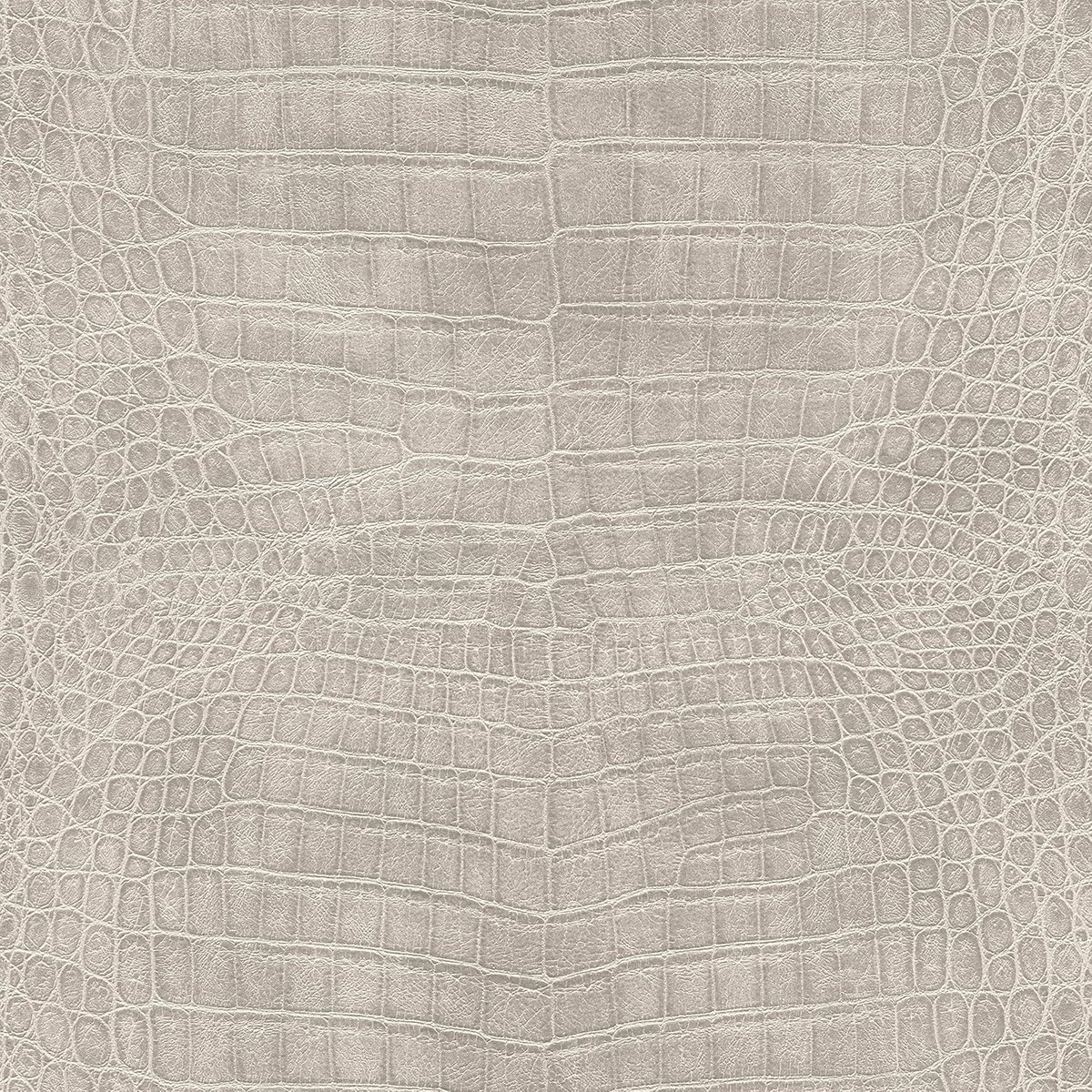 SnelShoppen - Non-woven muurverf met krokodillenleer look in crème - Waterdicht, eenvoudig schoon te maken, ideaal voor woonkamer, slaapkamer, hal, ba