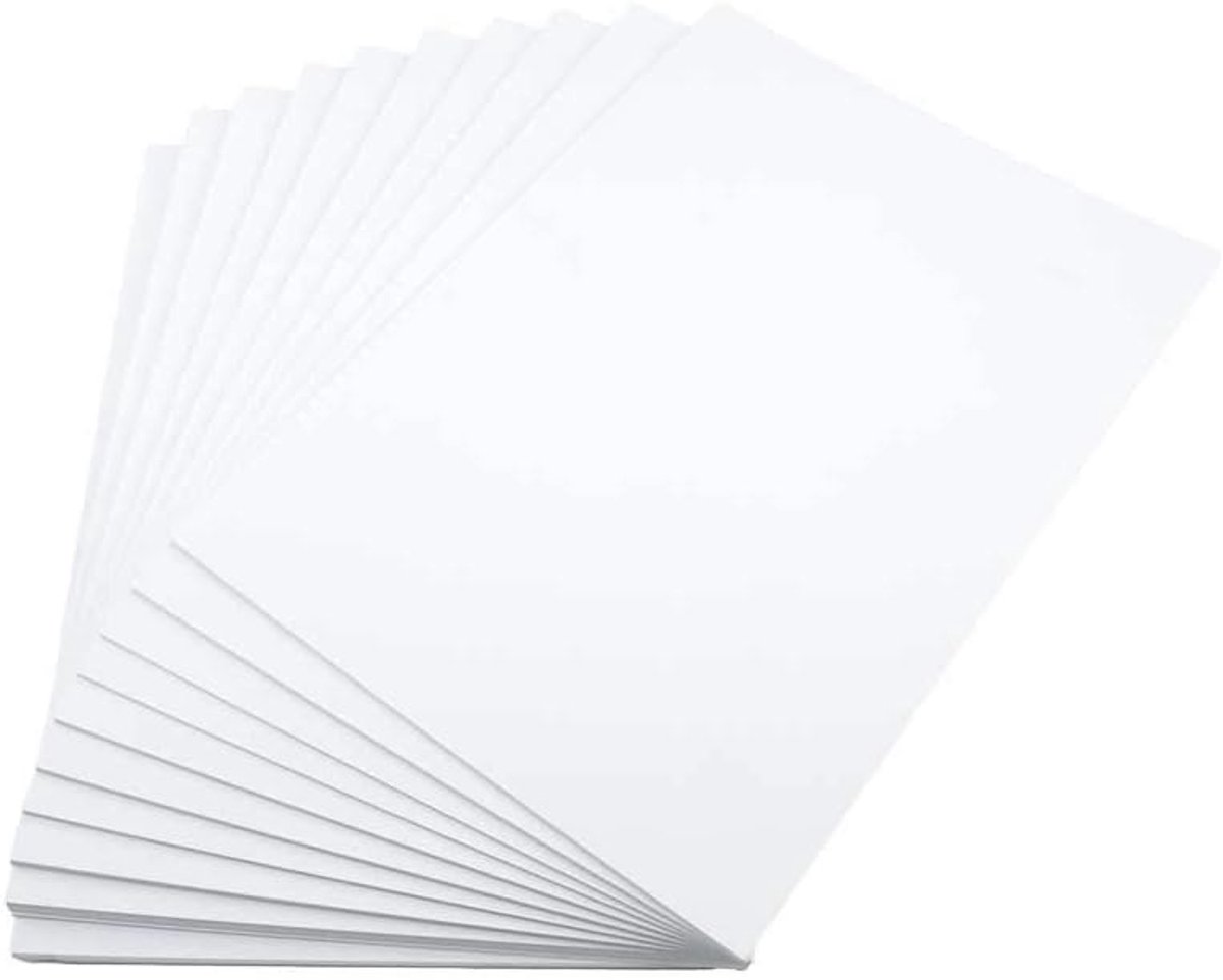 House of Card & Paper A6 White Die Cutting Card 220gsm - 300 vellen per pak