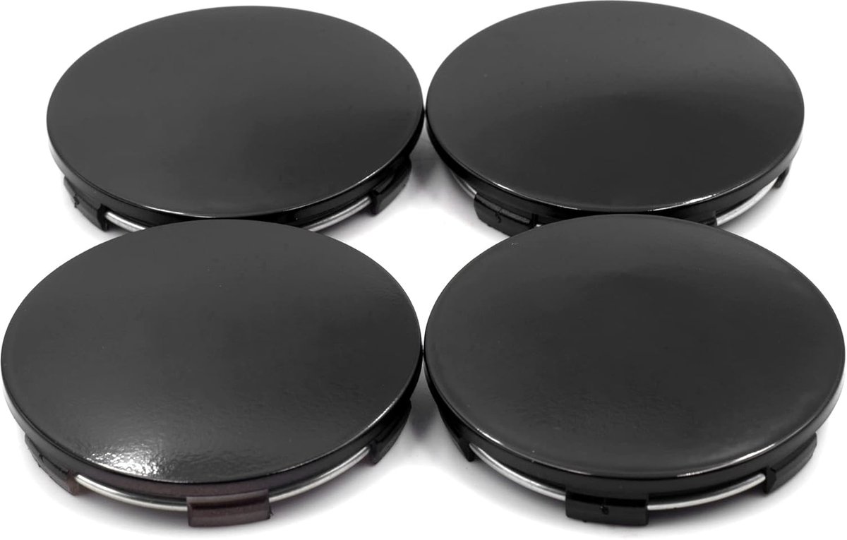4 x 65 mm wieldoppen 62 mm wieldoppen 2,56 inch wielnaafafdekking voor RE30 CE28n 18 inch (zwart)