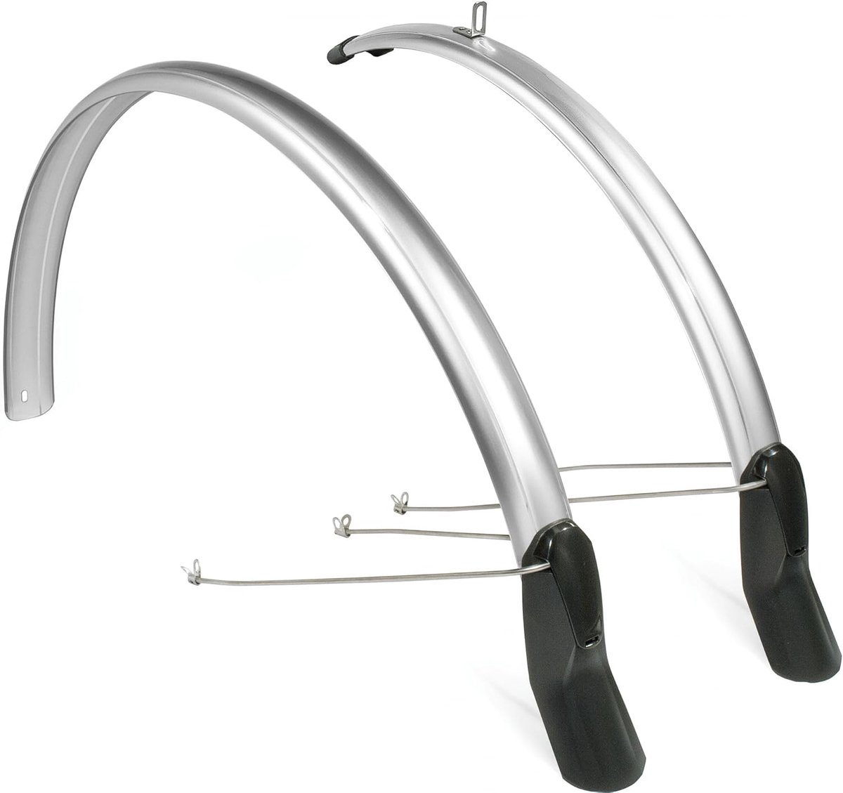 spatborden 28" 51mm Scatto zilver met stang