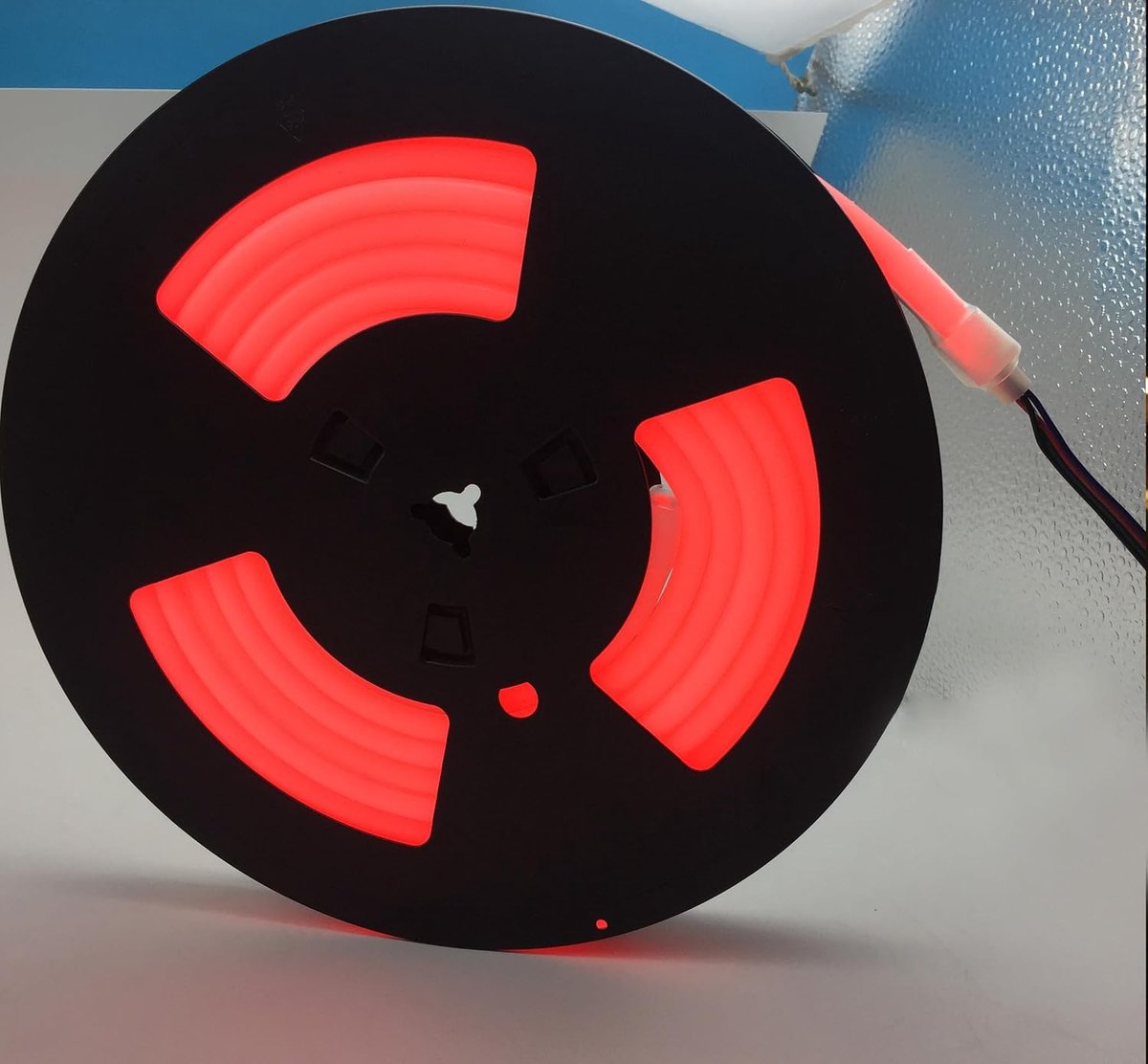 LED-strip Rood 12V siliconen waterdicht voor binnen en buiten Decoratie DIY-bord, 5 meter / 16.4 Ft