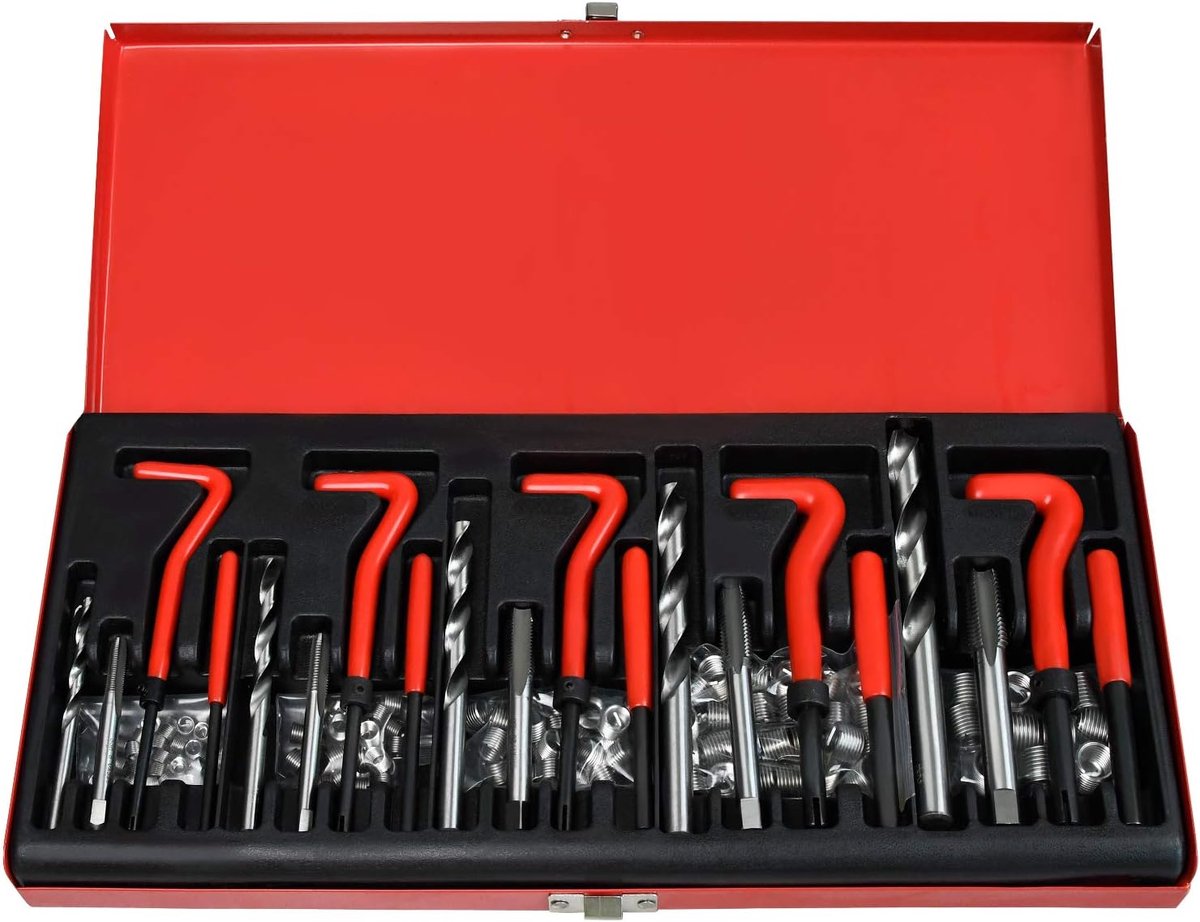 Kraanreparatieset - Draad M5 M6 M8 M10 M12 - Doppen