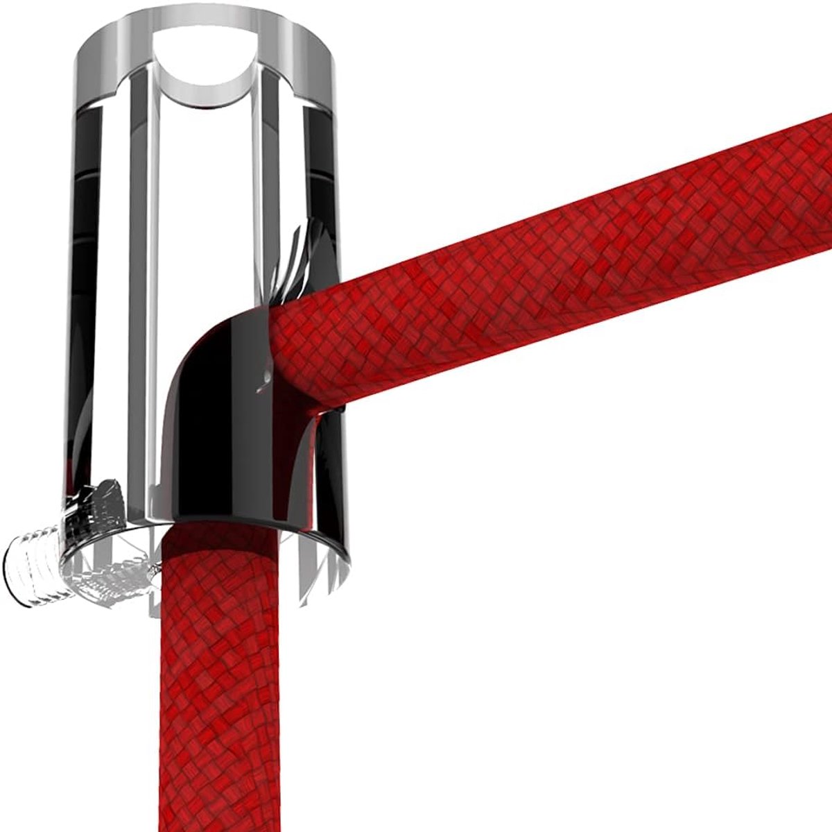 Bevestiging, opbouw-kabelhouders, wand- en plafondpinnen, kabelophanging, kabelbevestiging, aapschommel, kabelhanger met schroeven en pluggen voor textielkabel, lamp, doe-het-zelf