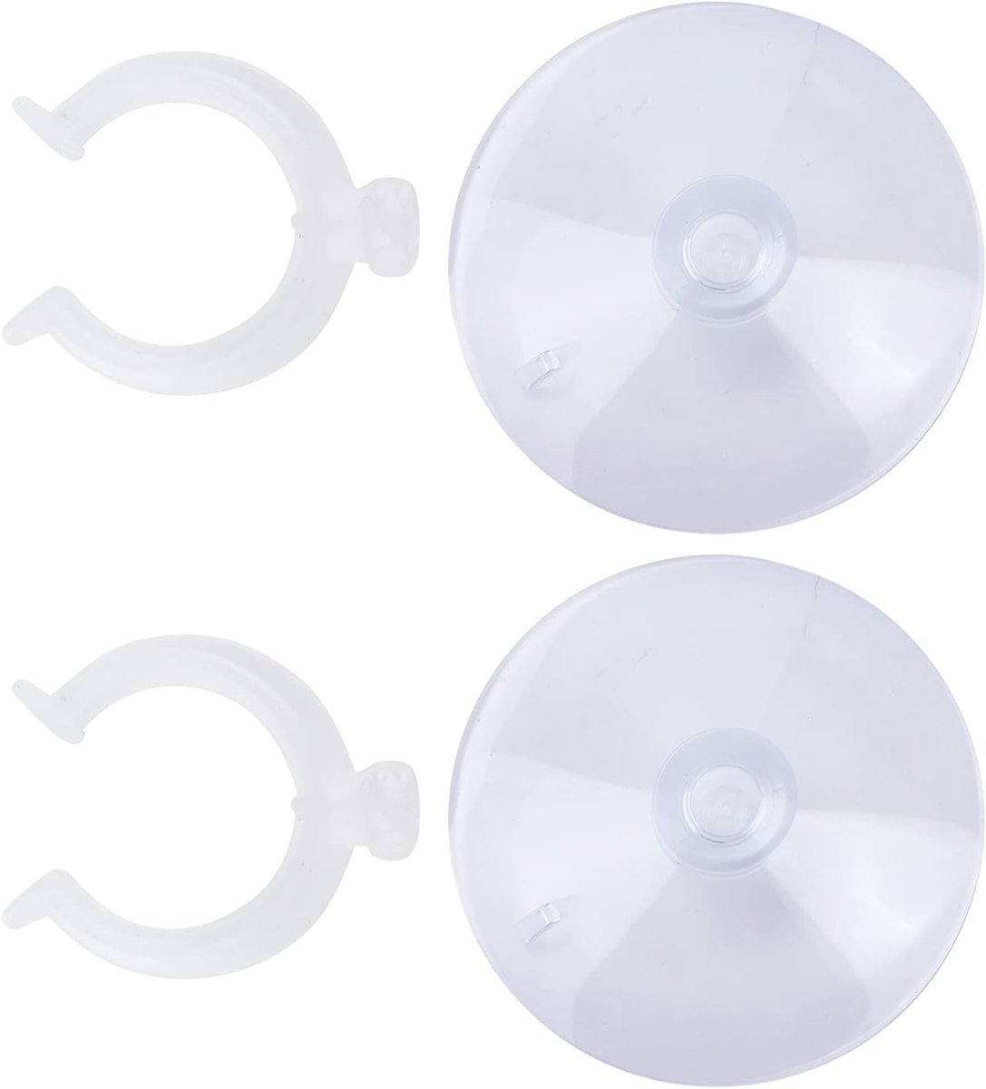 Tank Airline Tubing Houders, Herbruikbare Fish Tank Airline Tubing Zuignap voor Aquarium voor Fish Tank(Kan 22-25 mm klemmen:)