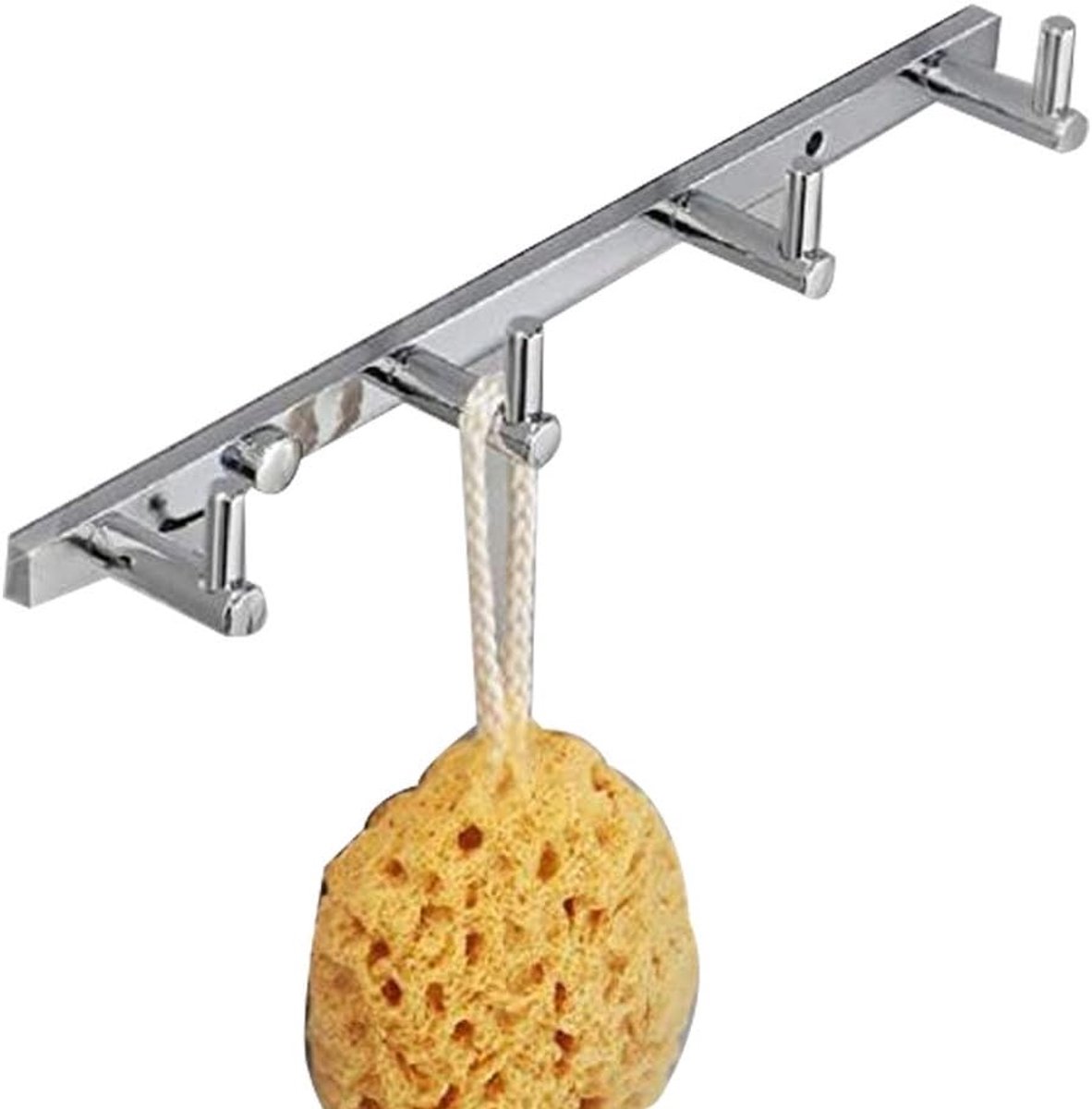 Wandmontage messing handdoekhaak badkamerhaak, handdoekenrek met 4 haken