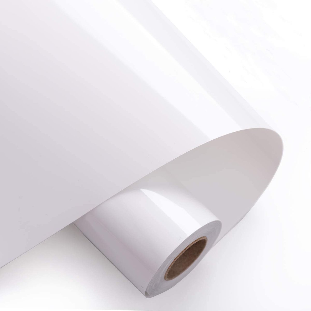 textiel - 30,5cm x 3m goud flexfolie om op T-shirt goud te strijken (Azuur) (Wit)