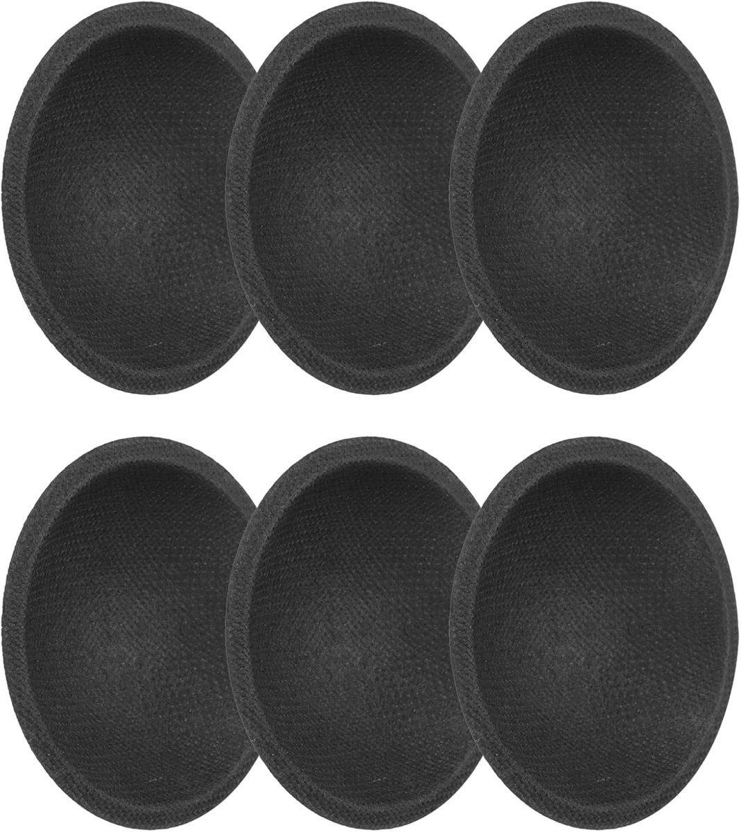 6 stuks stofkappen voor luidsprekers 45 mm buitendiameter koepelpapier afdekking subwooferspoel voor decoratieve accessoires en reparatie van de luidspreker