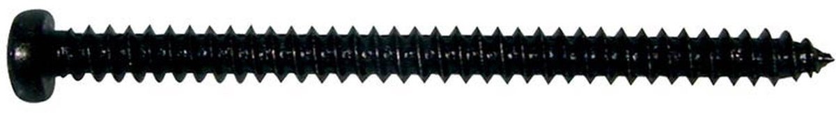 Boston PS-12-B pickup schroeven 2,6 x 35 mm – dome head, zwart (12 stuks)