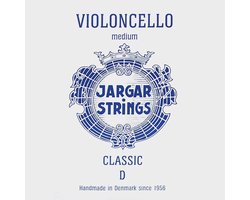 Jargar JCE-D-BL cello string D-2, medium, flexi-metal