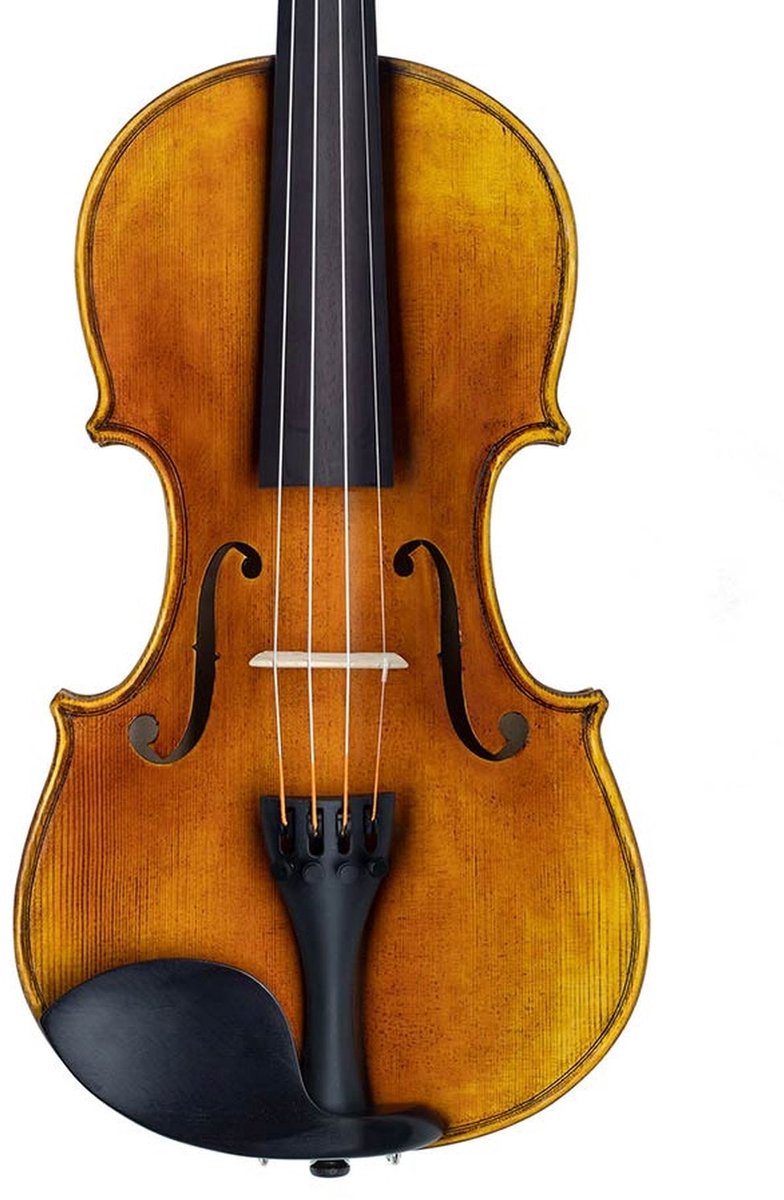 Rudolph RV-844 violin 4/4 Stradivari model, oil varnish with antique finish, european maple, ebony fittings