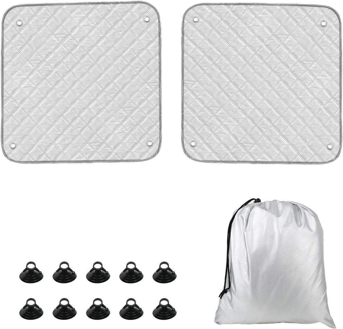 compatibel met Fiat Ducato 2006-2025, voor achterklep, thermomat, auto, interieur, zonneklep
