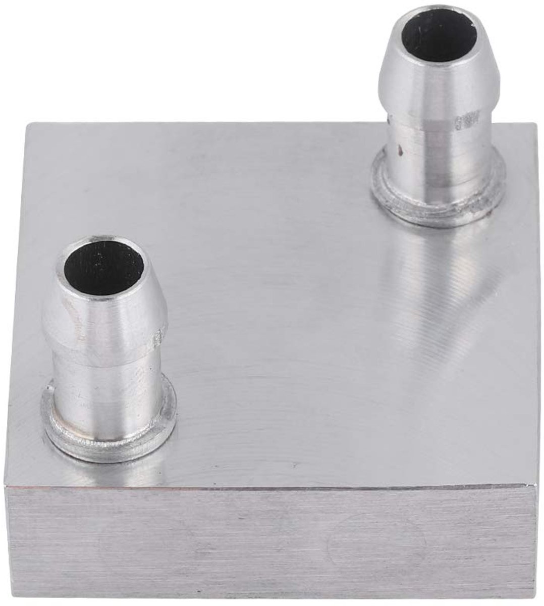 Waterkoelblok, 40 x 40 mm, aluminium waterkoelblok voor pc, CPU-waterkoeling, vloeistof, waterkoellichaam