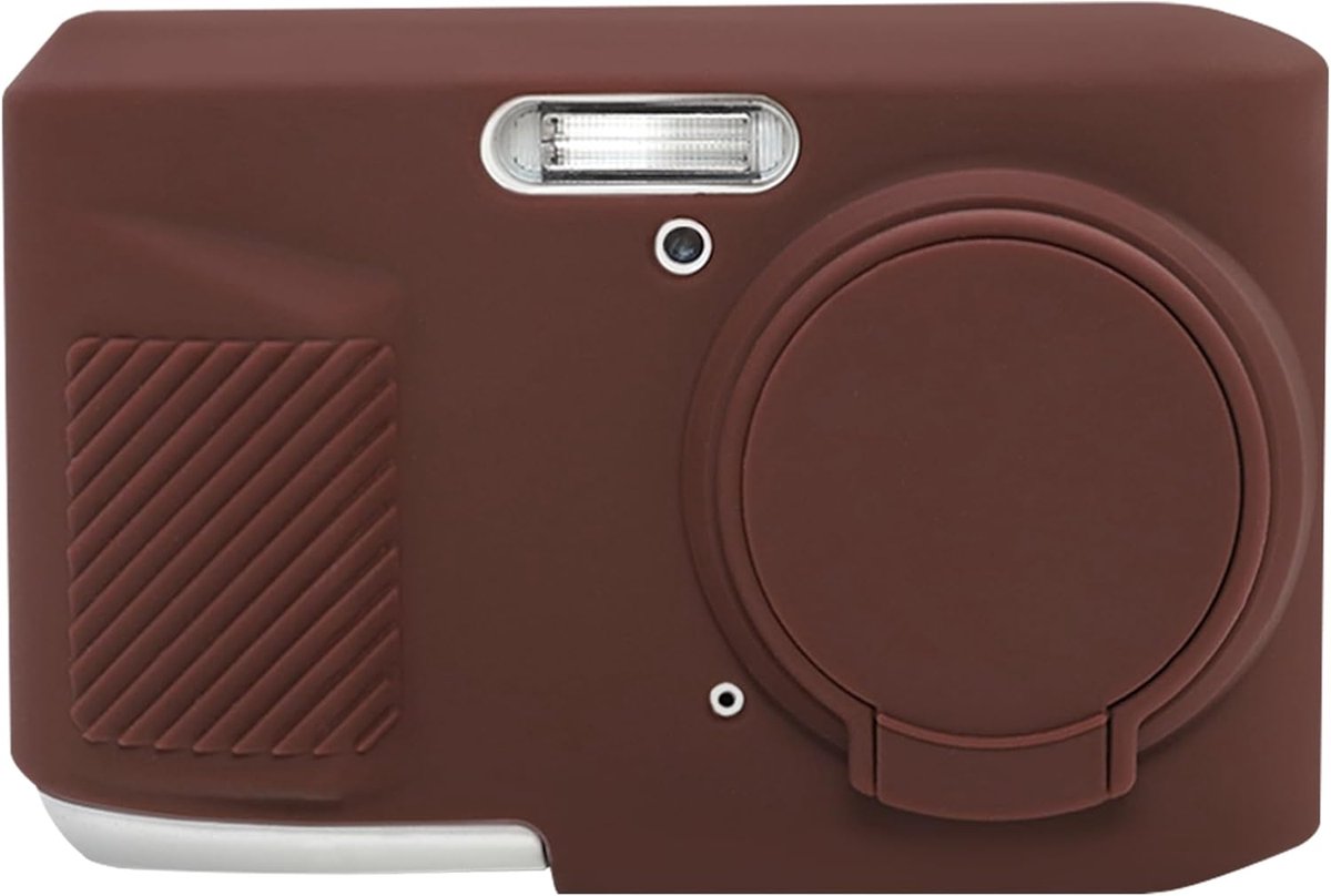 Case voor KODAK PIXPRO FZ45 Compactcamera, Zacht Silicone Cover voor Kodak PIXPRO FZ45 - Anti-Scratch Slim Fit Lichtgewicht Beschermend, Bruin