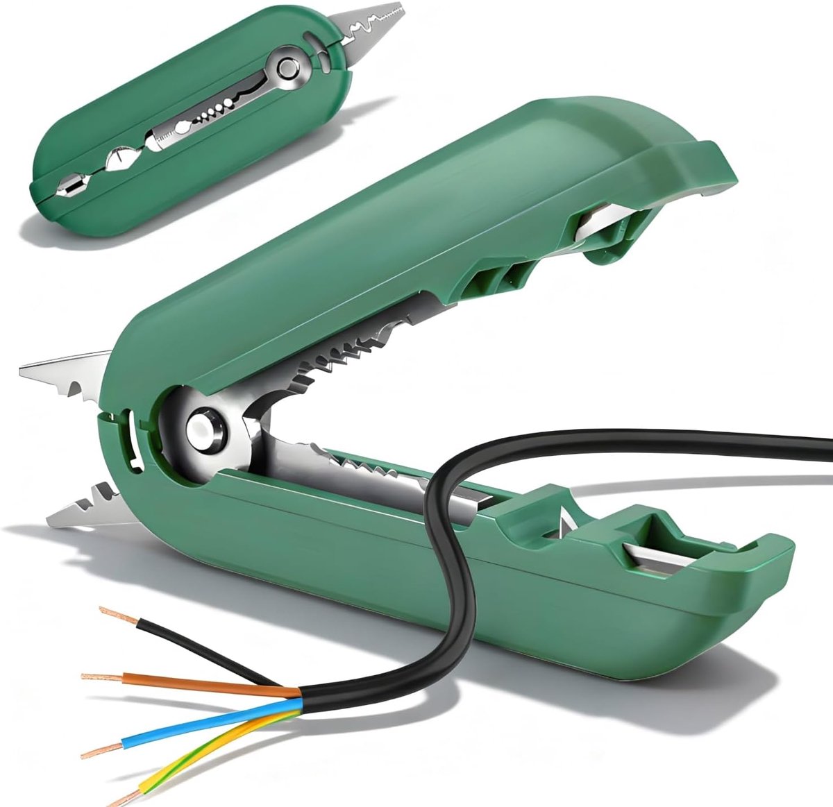 7-in-1 multifunctionele striptang, hoog koolstofstaal stripgereedschap | Stripgereedschap voor 8-16 AWG (1,5-10 mm²), kabelstripper voor huishoudelijke kabelreparaties en elektrische werkzaamheden