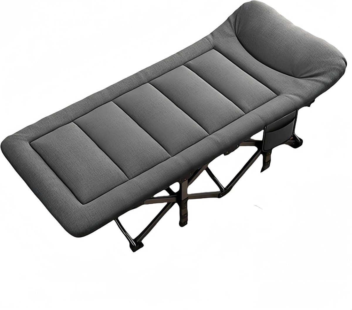 Campingbedden voor volwassenen met kussen, draagbaar reisbed om te slapen, lichtgewicht tentbed met draagtas, ondersteunt 204 kg, 190 x 68 x 42 cm