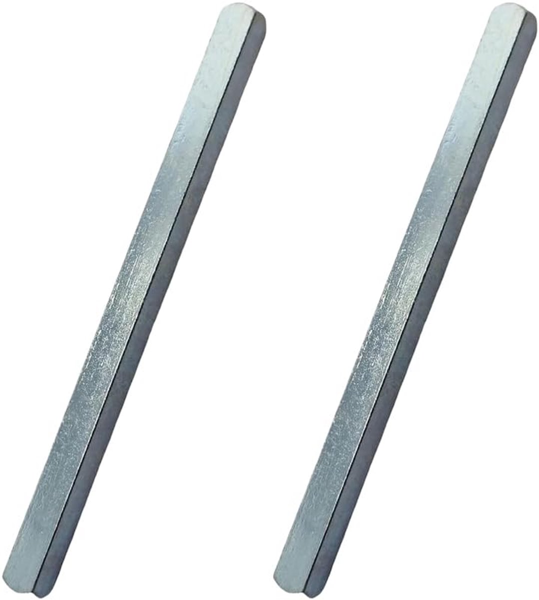 pen voor deur- en raamgrepen van staal, afzonderlijk of als set van 5 stuks verkrijgbaar - doorsnede 6 x 6 mm lengte 10 cm (set van 2 stuks)
