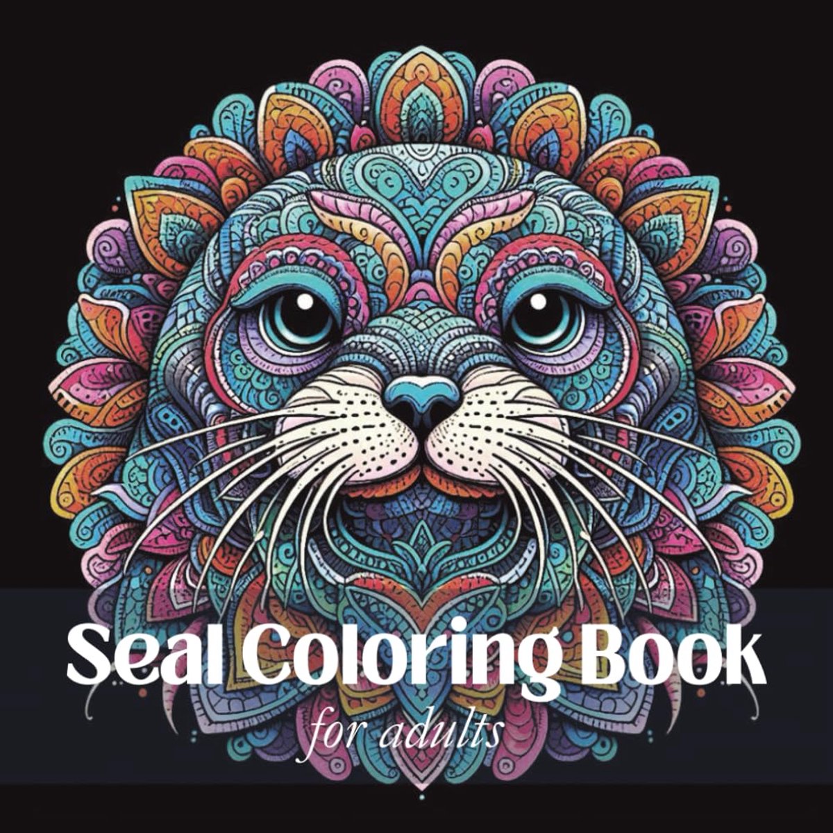Coloring Book for Adults: Relaxing and Beautiful Seal Designs for Stress Relief and Mindfulness