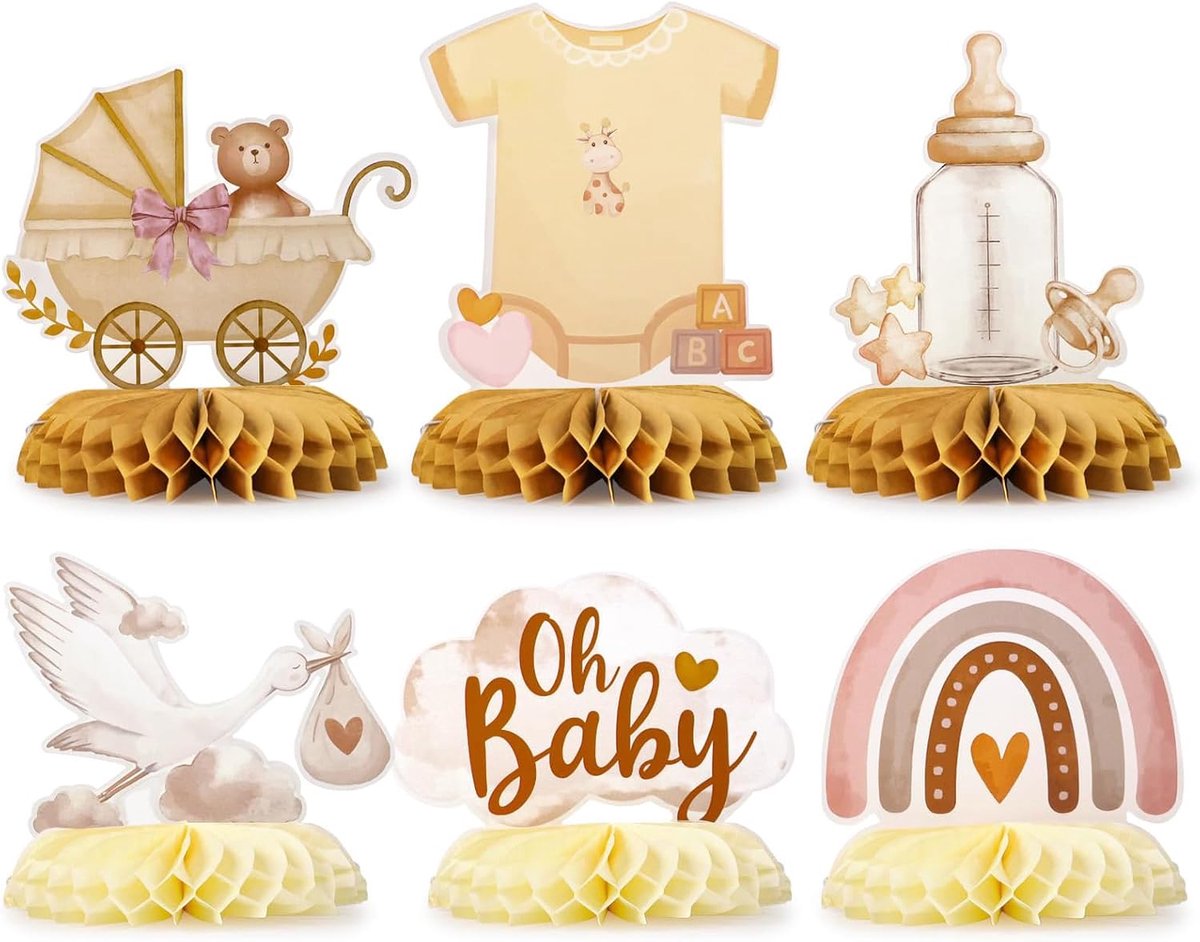Tafeldecoratie doop kind decoraties, doopinrichting, tafeldecoratie geboorte kind heteluchtballon doop welkom geboorte tafeldecoratie set