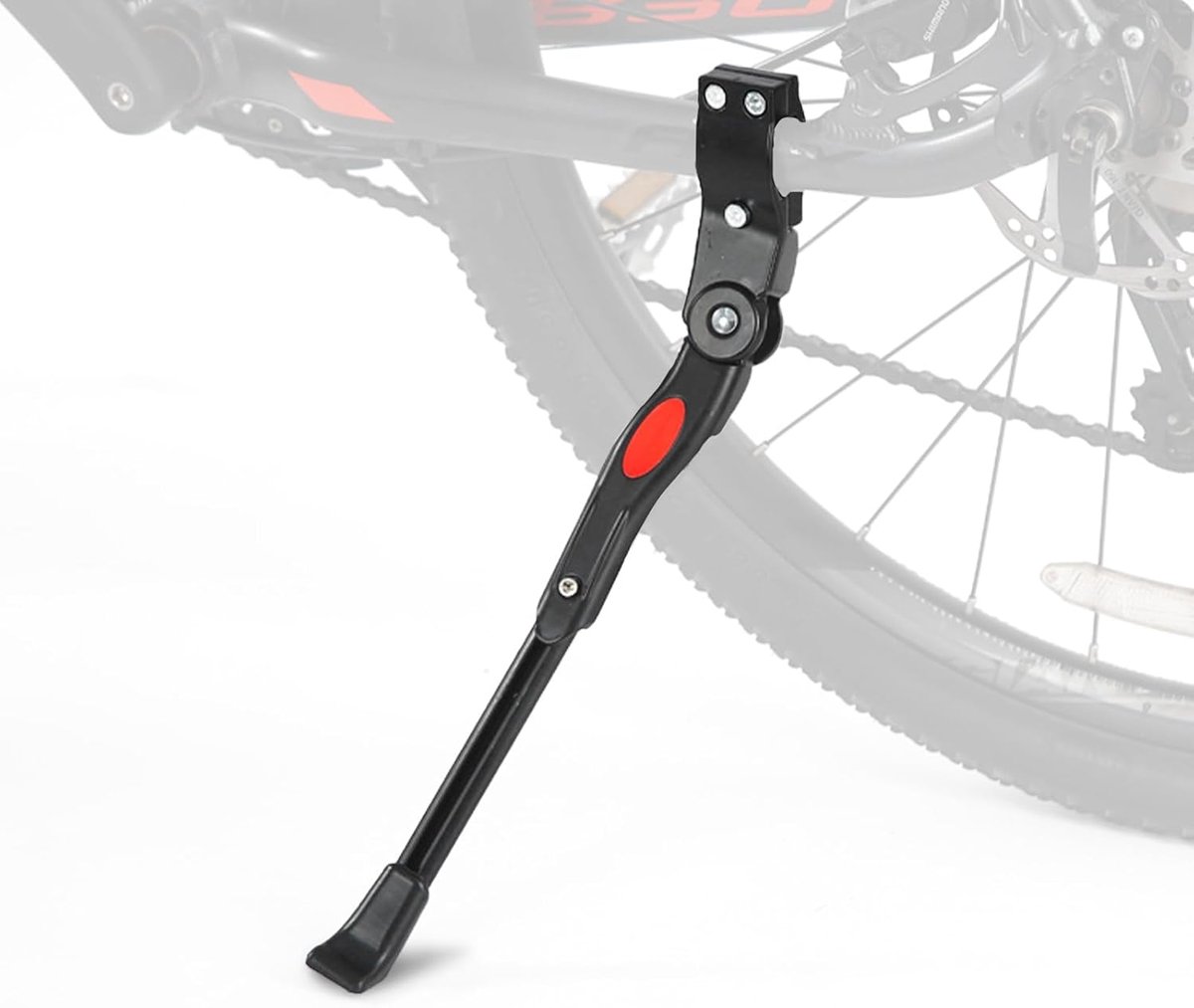 5 cm hoog, verstelbaar, van aluminiumlegering, zijstandaard, antislip, voor mountainbike, racefiets