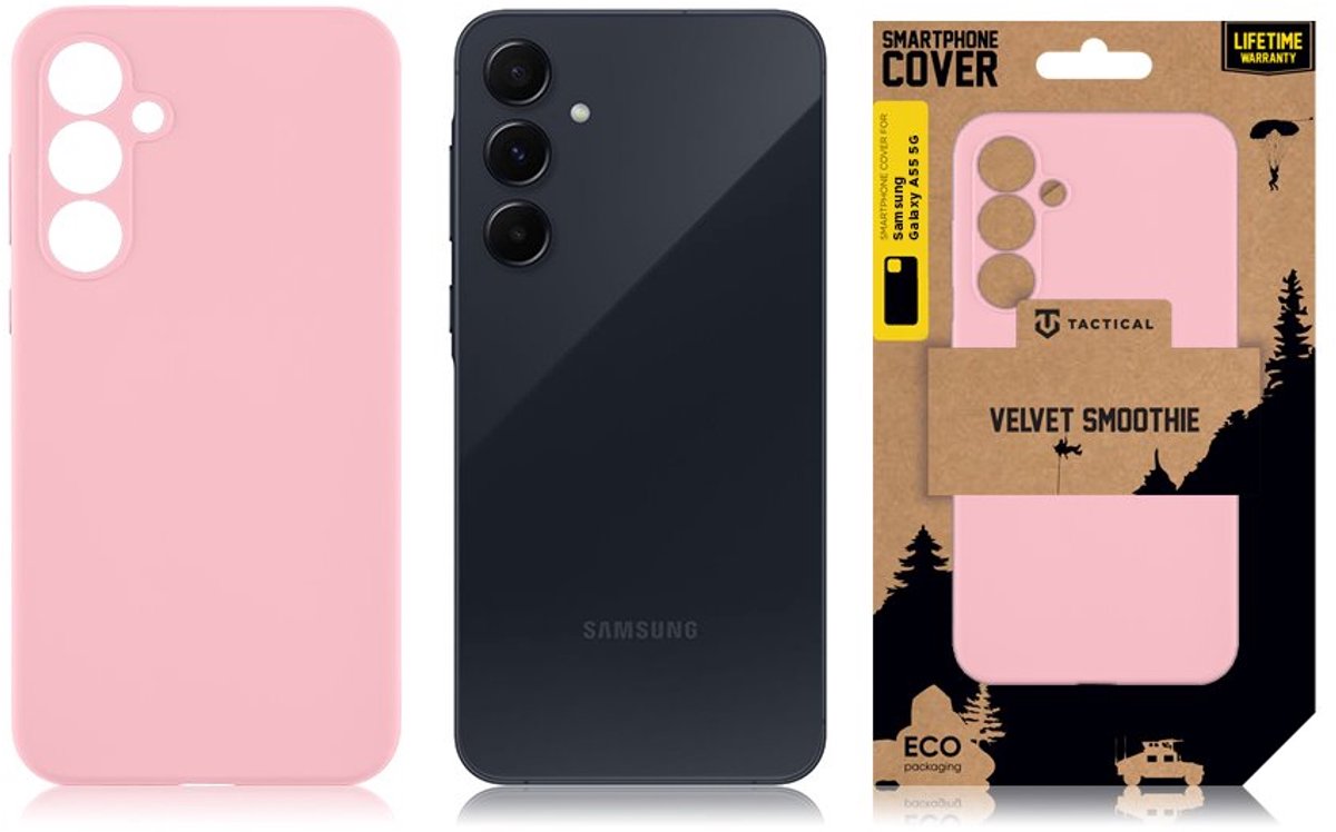 Tactical Smoothie hoesje - Geschikt voor SM-A556B - Pink Panther