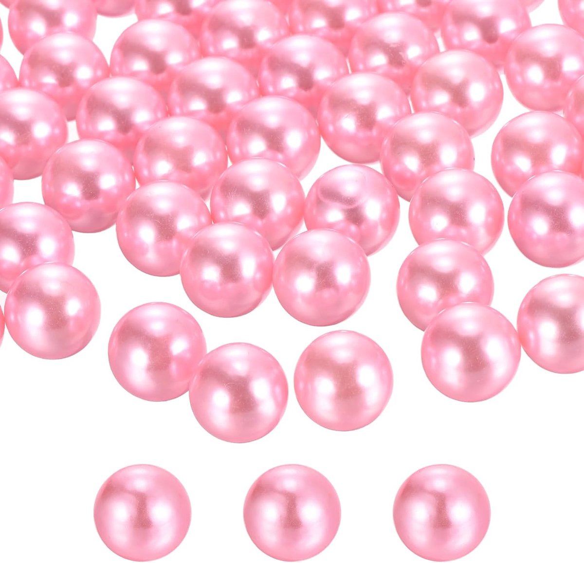 140 stuks, 16 mm, roze kralen, ABS kunstparels, vazenvuller, 300 g, ornamentvulpen voor knutselen, middenstukken, sieraden, aquariumdecoratie