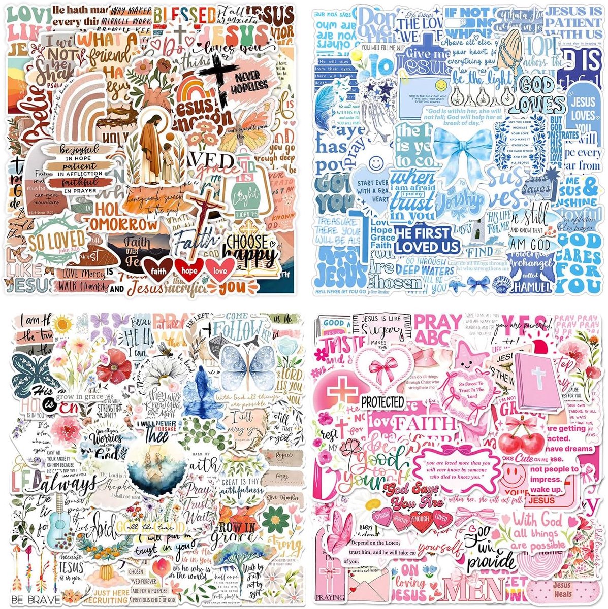 Stickers & Aesthetic Stickers, Waterdichte Vinylstickers voor Waterflessen, Notitieboekjes, Scrapbook, Planner en E-reader