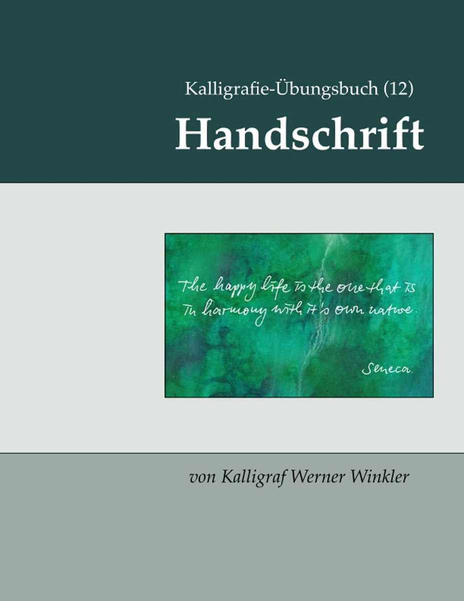 Kalligrafie-Übungsbuch (12) Handschrift