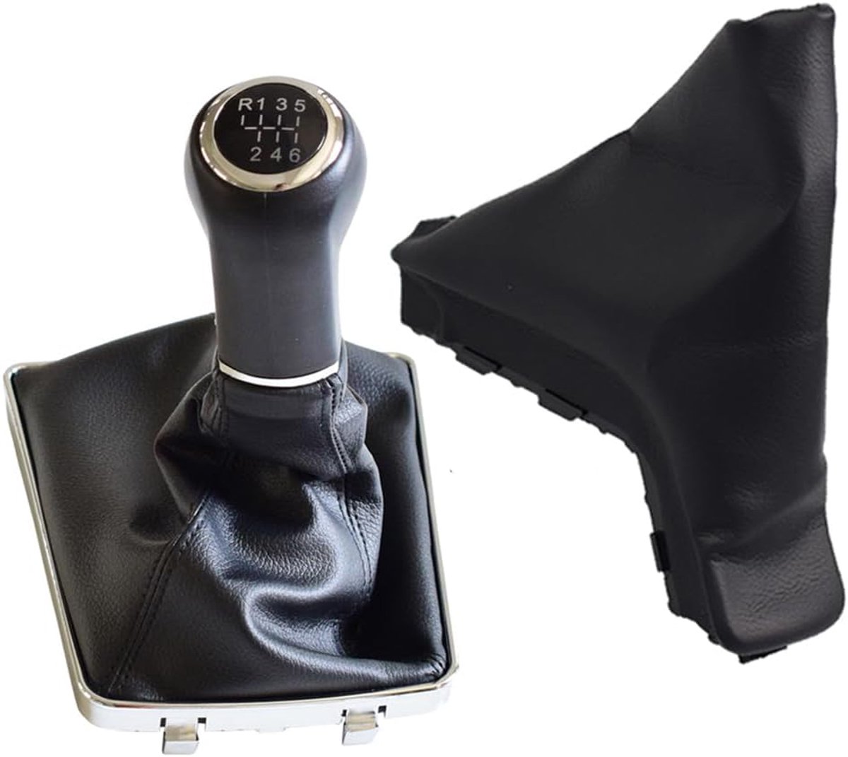 voor -AUX-H-All -OP-EL -AST-RA- III- H 1.6 2004 2005 2006 2007-2010 Versnellingsbak handgrepen versnellingspook knop+stof-handrem proof cover (zwarte draad - R boven- 6 versnellingen)
