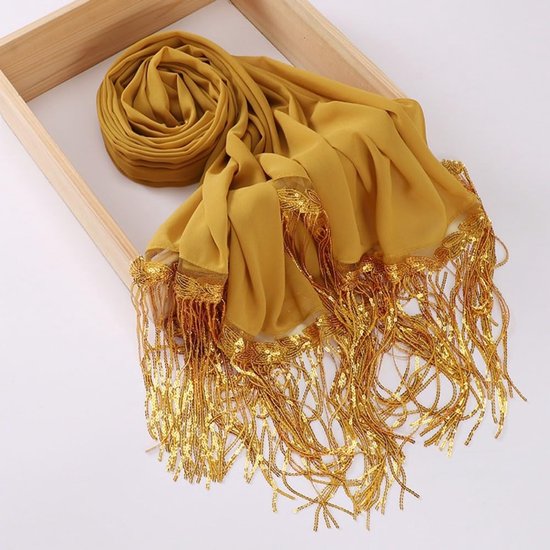 5 yards pailletten, kwastjes, franjesboord, 20 cm breed, franjes, trim kantband, franjeband, kwastversiering, sierband, kanten bekleding voor naaien, knutselen, kleding, latin, feestdecoratie, — afbeelding 2