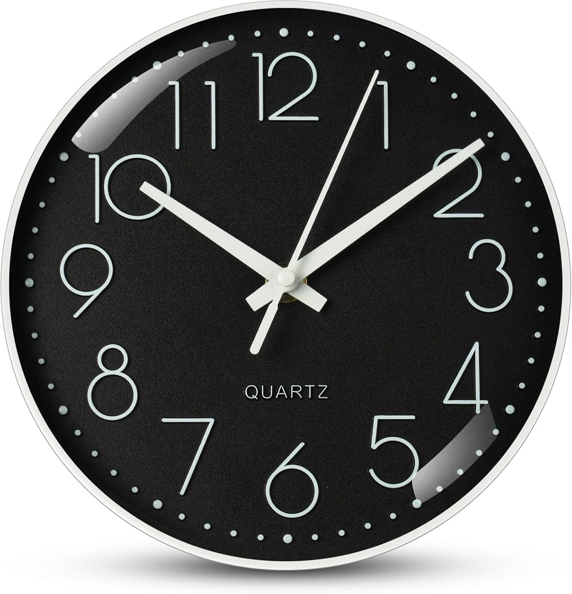 Wandklok 8 Inch - Stille Quartz Klok - Modern Design - Perfect voor Keuken en Kantoor - SnelShoppen