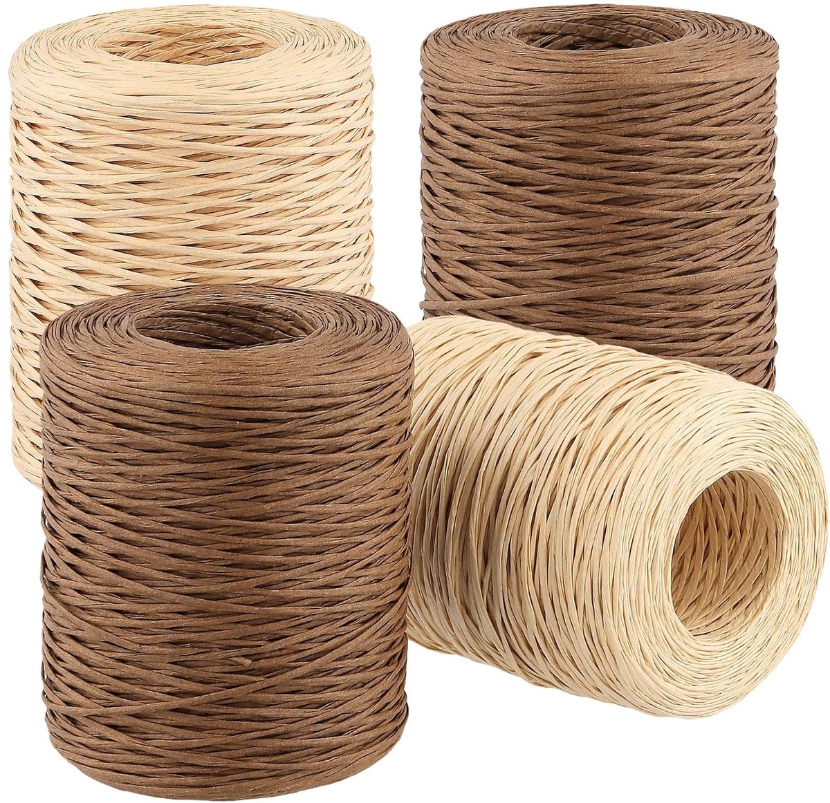 Draad, natuurlijke, ijzerdraad, voor bruiloftsboeket, verpakking, bloemstuk, donkerbruin en kraftpapier, kleur