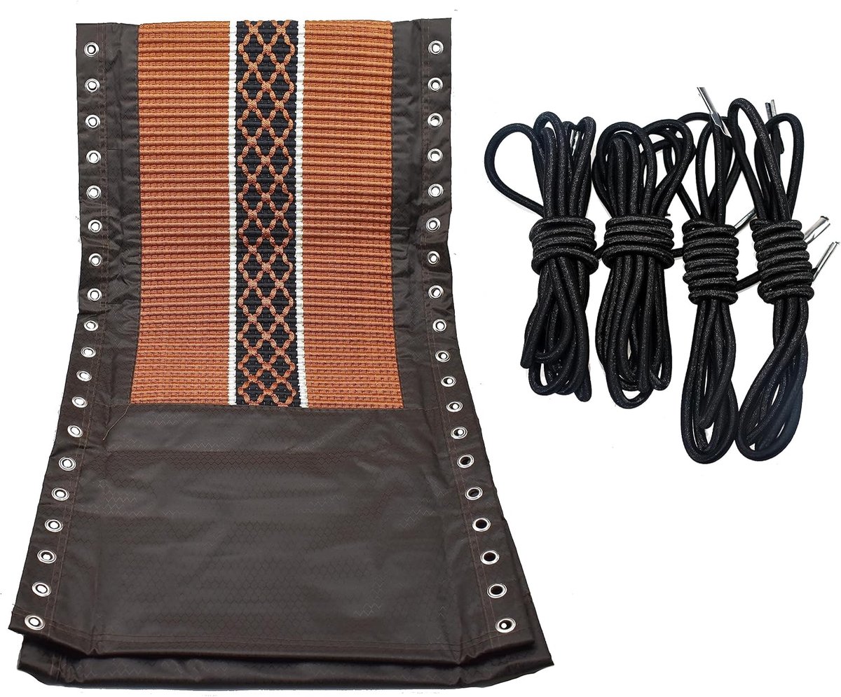 Reservestof rubberen koord voor ligstoel, relax-ligstoel, tuinstoel, reserve reparatieset, 160 x 43 cm