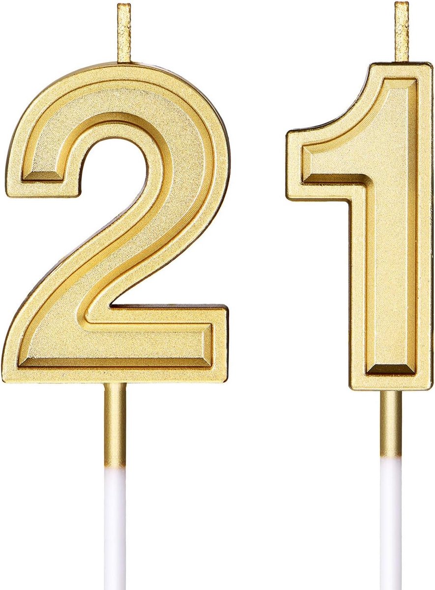 21e Verjaardag Kaarsen Cake Cijfer Kaarsen Gelukkige Verjaardag Cake Kaarsen Topper Decoratie Voor Verjaardag Bruiloft Verjaardag Viering Gunst