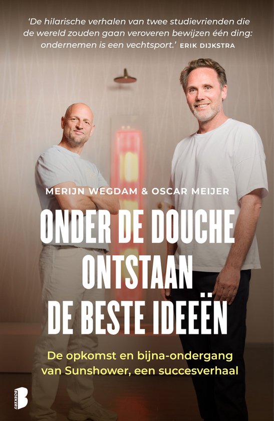 Onder de douche ontstaan de beste ideeën