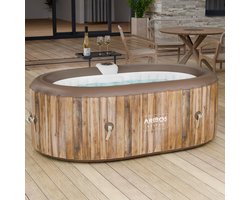 AREBOS Bubbelbad Voor 2 personen - Hottub - met accessoires - 190x120cm