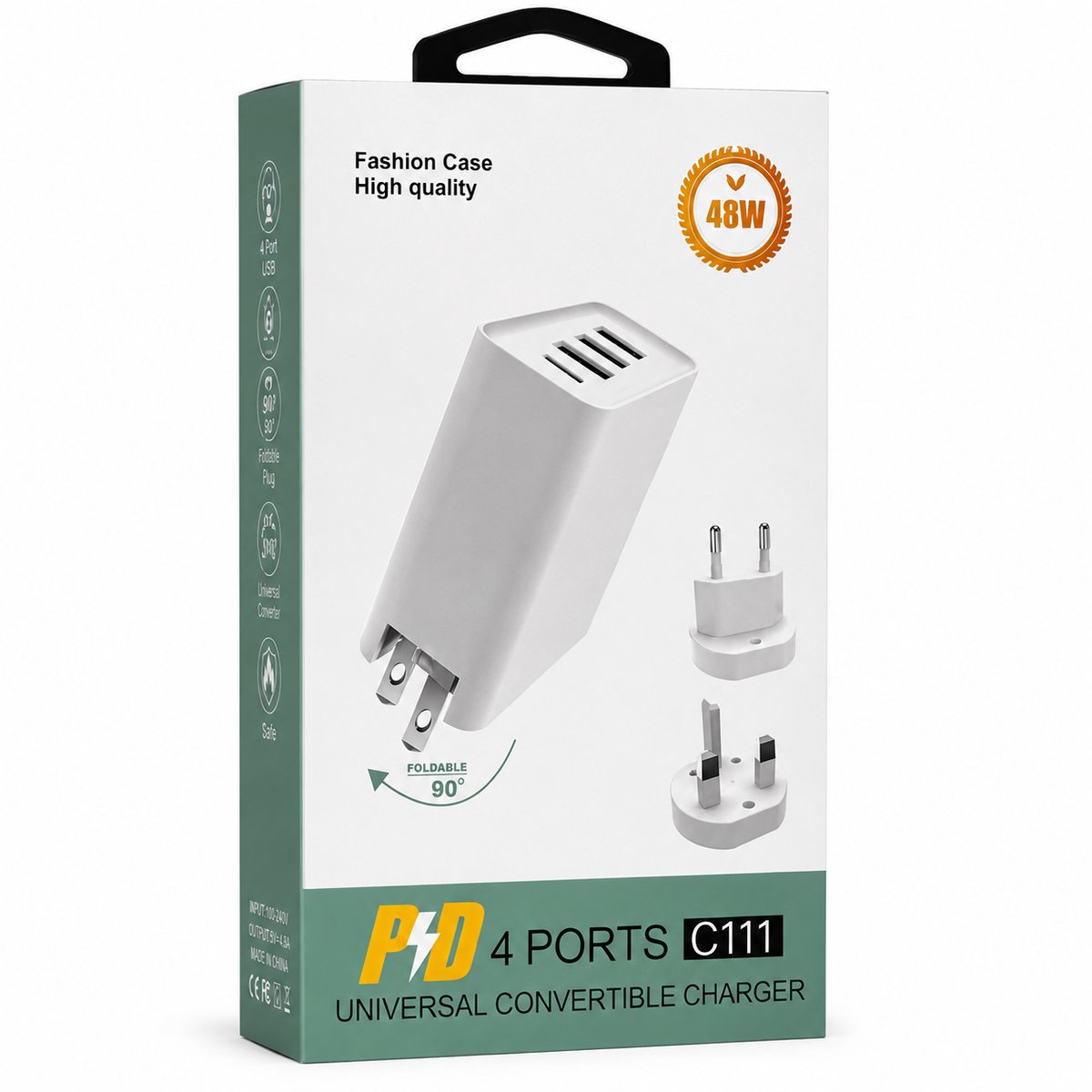 PD 4 PORTS Universal convertible charger 48 W
