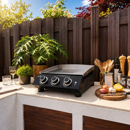 Patton Vigor A300 Plancha Gasbarbecue met RVS Bakplaat - 3 Branders van Patton — afbeelding 2