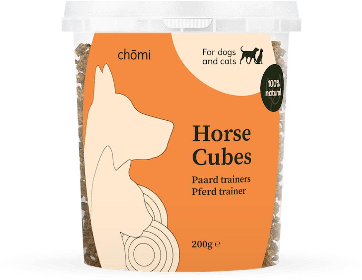 Chōmi Chomi Pets - Paardenvlees Trainers - 200 gram