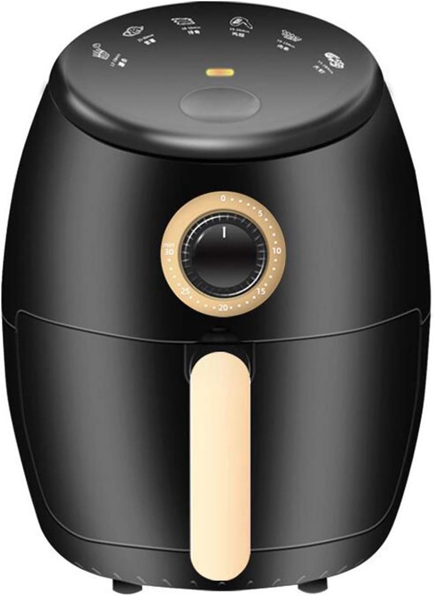 Kleine Oven - Mini Oven Airfryer - Snel Koken - Snelle Heteluchtcirculatie - 2L Inhoud - Zwart